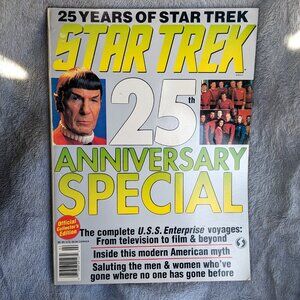 25 YEARS OF STAR TREK 25TH ANNIVERSARY SPECIAL MAGAZINE 1991